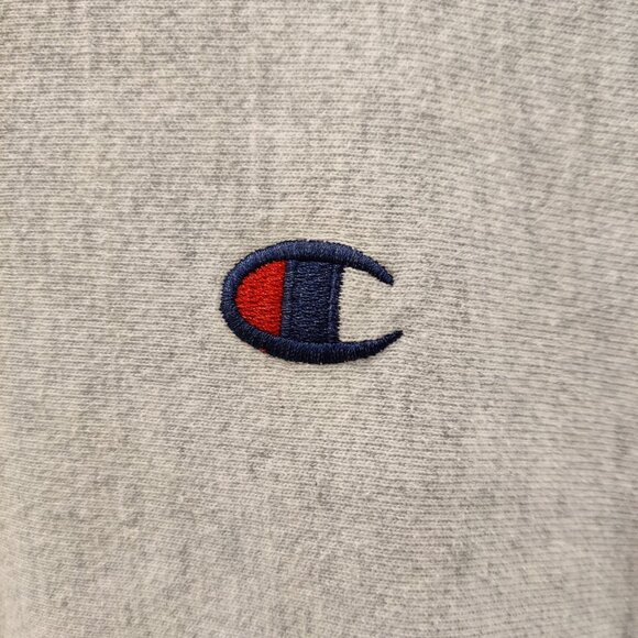 Champion Crewneck Gray Reverse Weave Sweatshirt Small - Picture 5 of 7